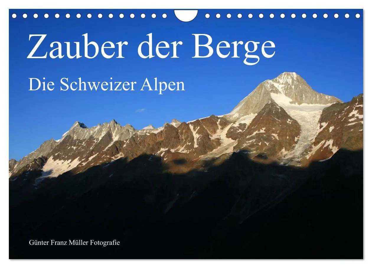 Cover: 9783516083316 | Zauber der Berge. Die Schweizer Alpen (Wandkalender 2026 DIN A4...