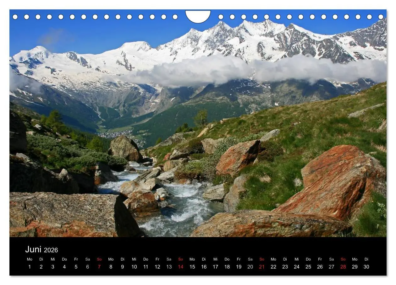 Bild: 9783516083316 | Zauber der Berge. Die Schweizer Alpen (Wandkalender 2026 DIN A4...