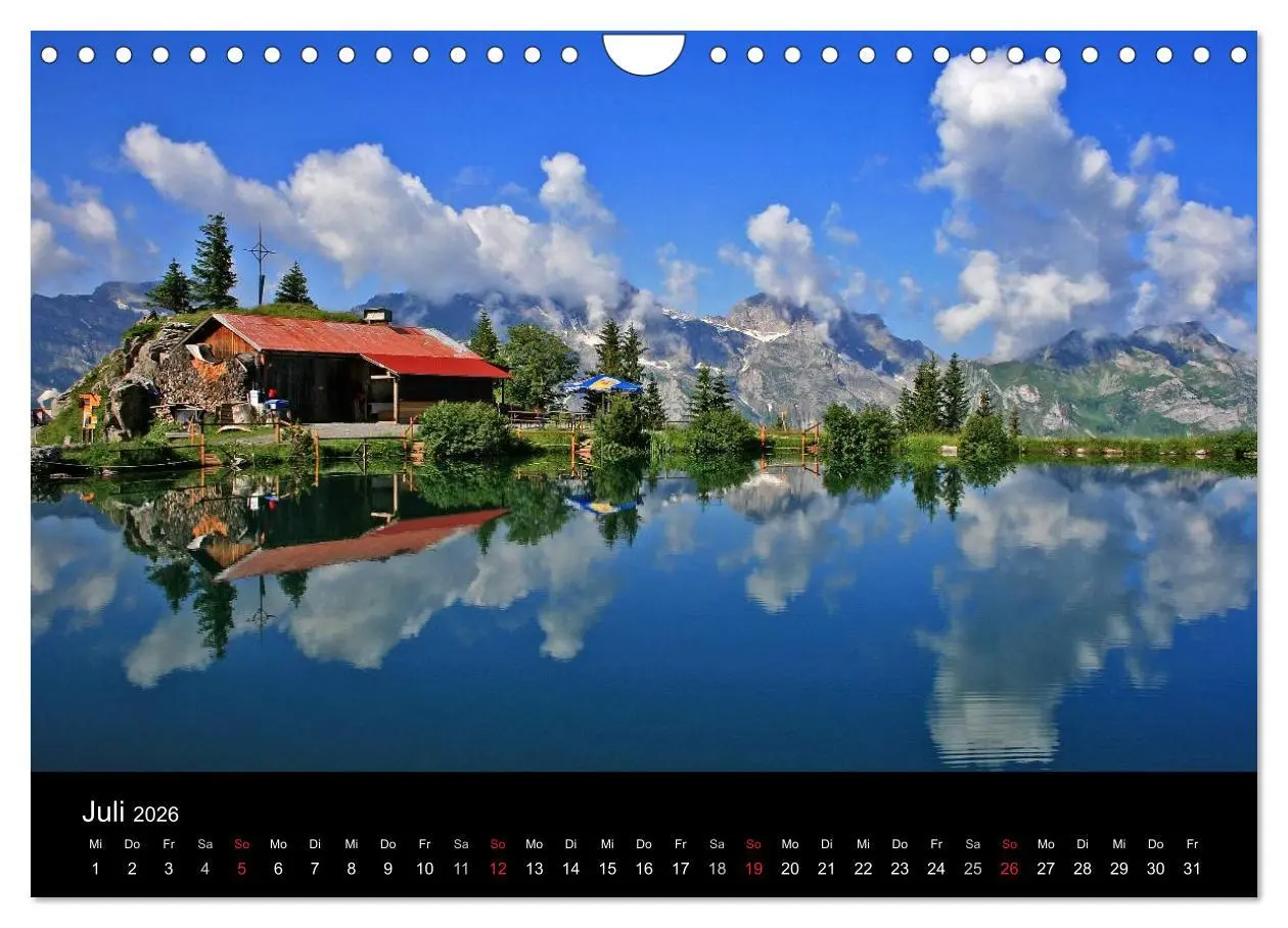 Bild: 9783516083316 | Zauber der Berge. Die Schweizer Alpen (Wandkalender 2026 DIN A4...