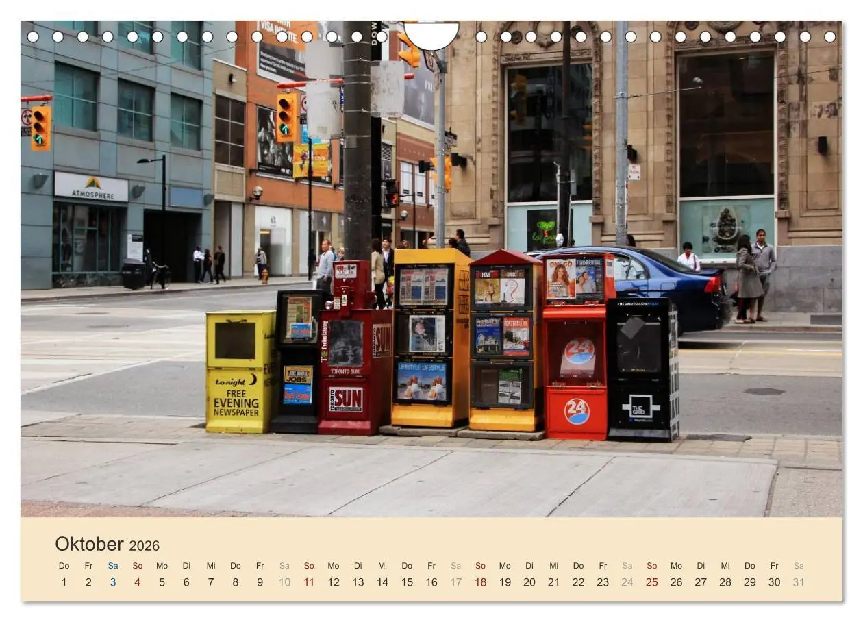 Bild: 9783516223316 | Toronto - Metropole in Ostkanada (Wandkalender 2026 DIN A4 quer),...