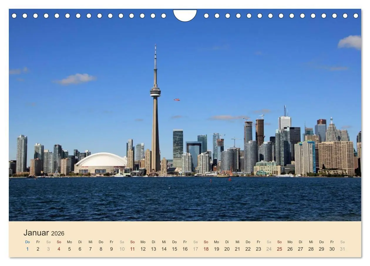 Bild: 9783516223316 | Toronto - Metropole in Ostkanada (Wandkalender 2026 DIN A4 quer),...
