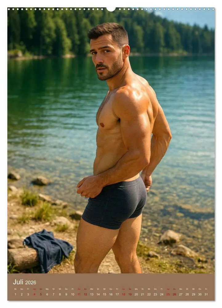 Bild: 9783516603316 | Natürlich, Männlich, Echt (hochwertiger Premium Wandkalender 2026...
