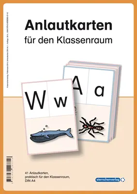 Cover: 9783939293316 | Anlautkarten für den Klassenraum. Druckschrift | Katrin Langhans | Box