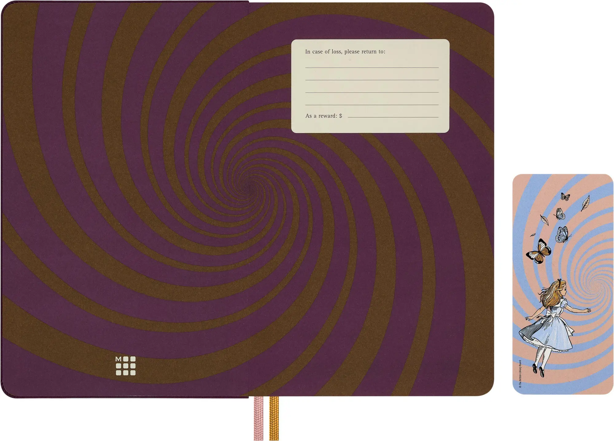 Bild: 8056711513416 | Moleskine Alice im Wunderland Notizbuch limitierte Ausgabe, L/A5,...