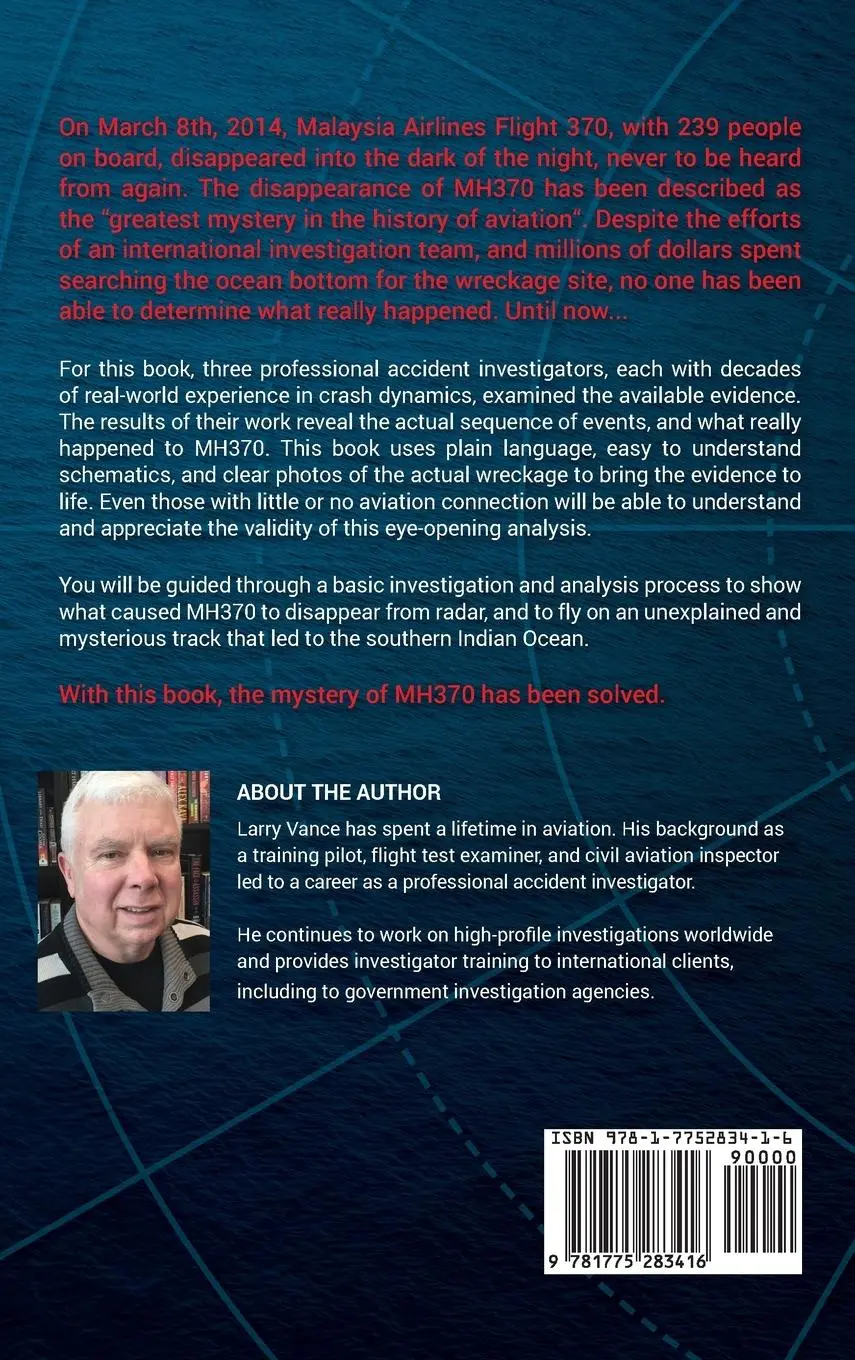 Rückseite: 9781775283416 | MH370 | Mystery Solved | Larry Vance | Buch | Englisch | 2018