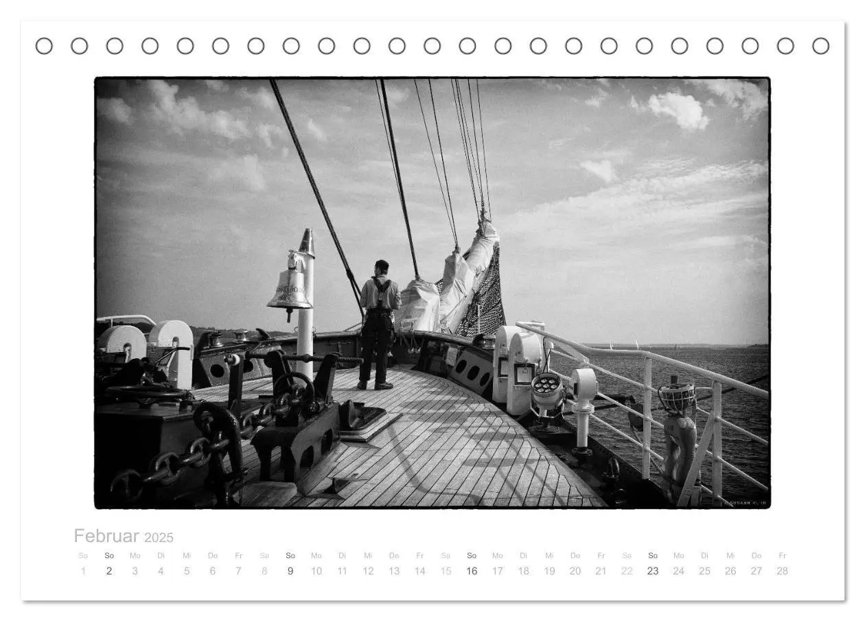 Bild: 9783435653416 | Gorch Fock - zeitlose Eindrücke (Tischkalender 2025 DIN A5 quer),...