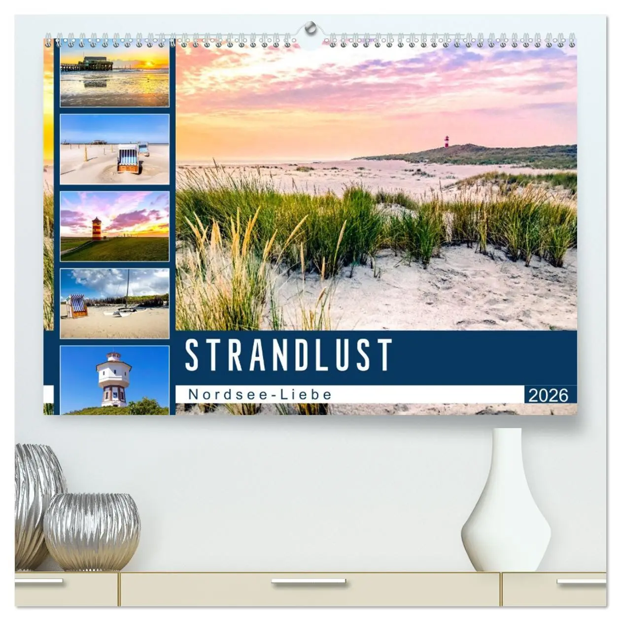 Cover: 9783457673416 | Strandlust Nordsee-Liebe (hochwertiger Premium Wandkalender 2026...