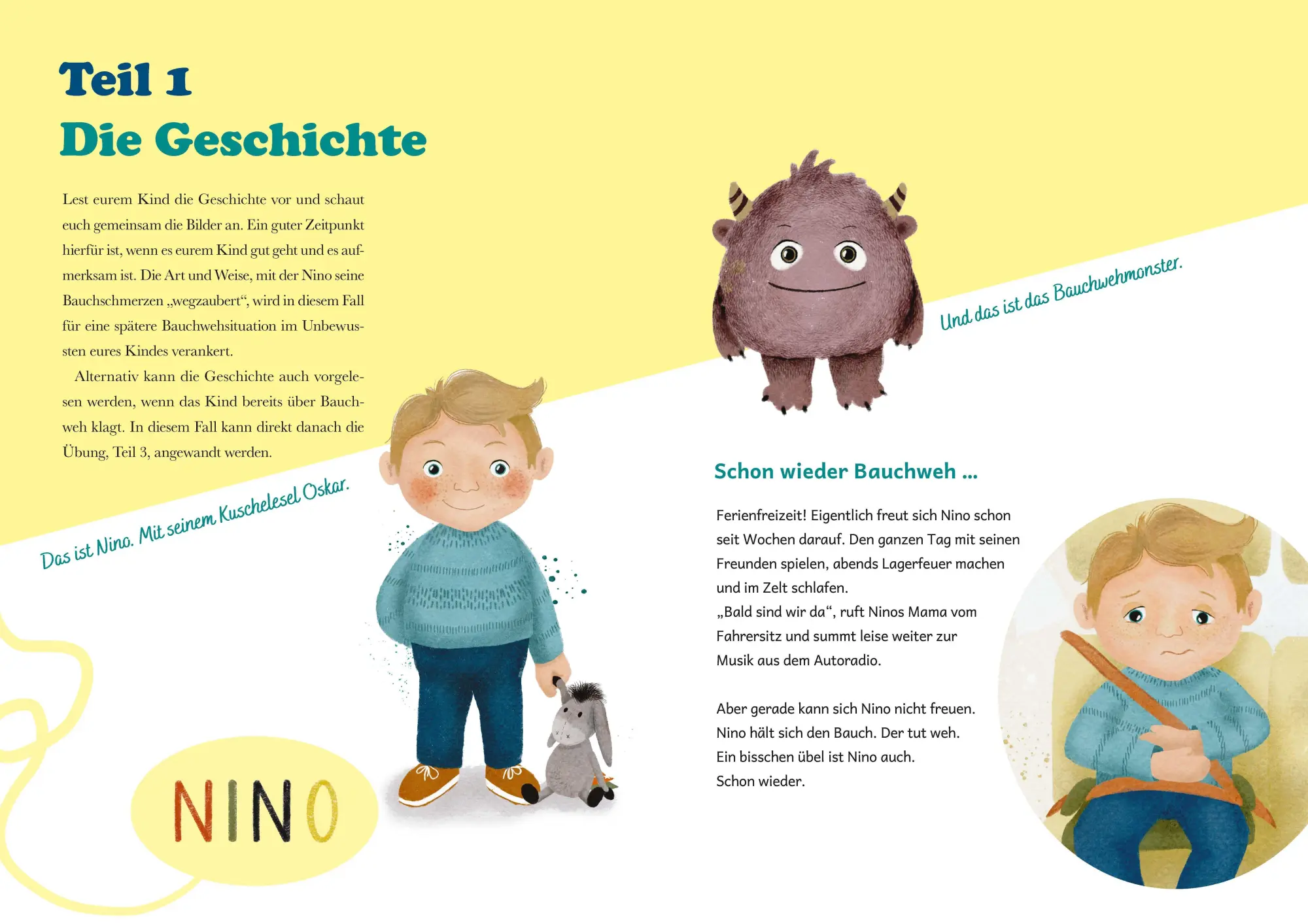 Bild: 9783497033416 | Nino und das Bauchweh | Isabella Grohmann | Buch | reinhardt junior