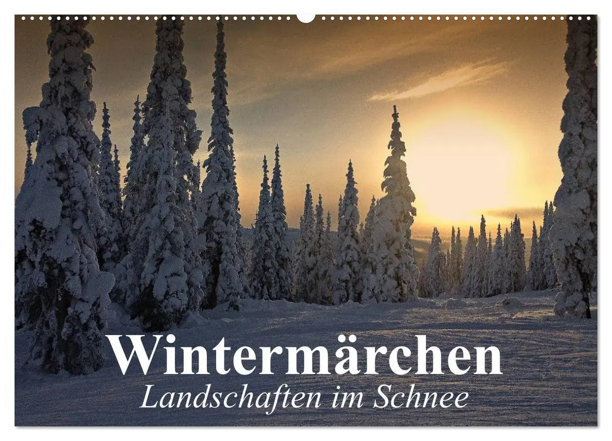 Cover: 9783516073416 | Wintermärchen Landschaften im Schnee (Wandkalender 2026 DIN A2...