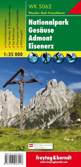 Cover: 9783707903416 | Freytag &amp; Berndt Wander-, Rad- und Freizeitkarte Nationalpark...