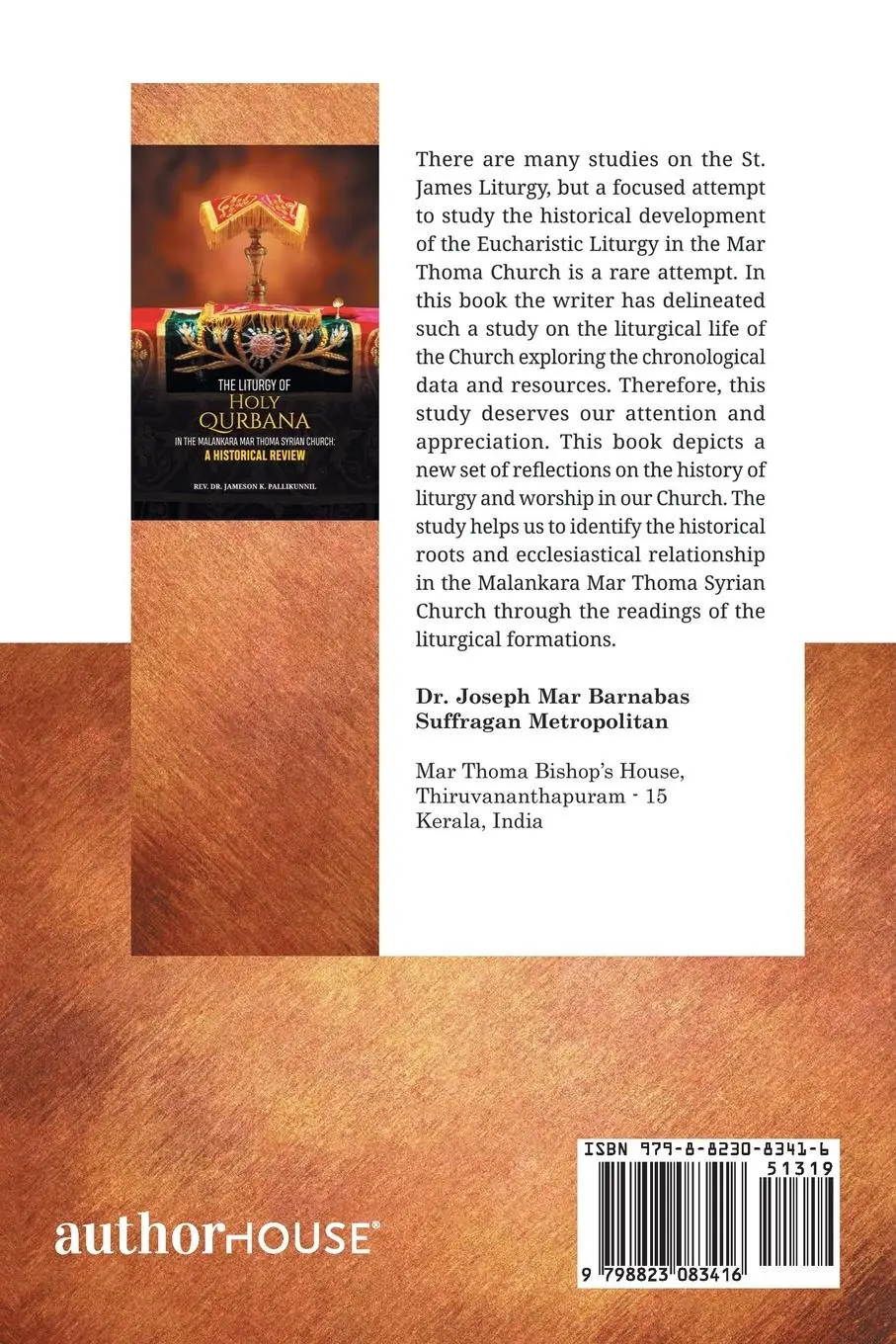 Rückseite: 9798823083416 | The Liturgy of Holy Qurbana in the Malankara Mar Thoma Syrian Church