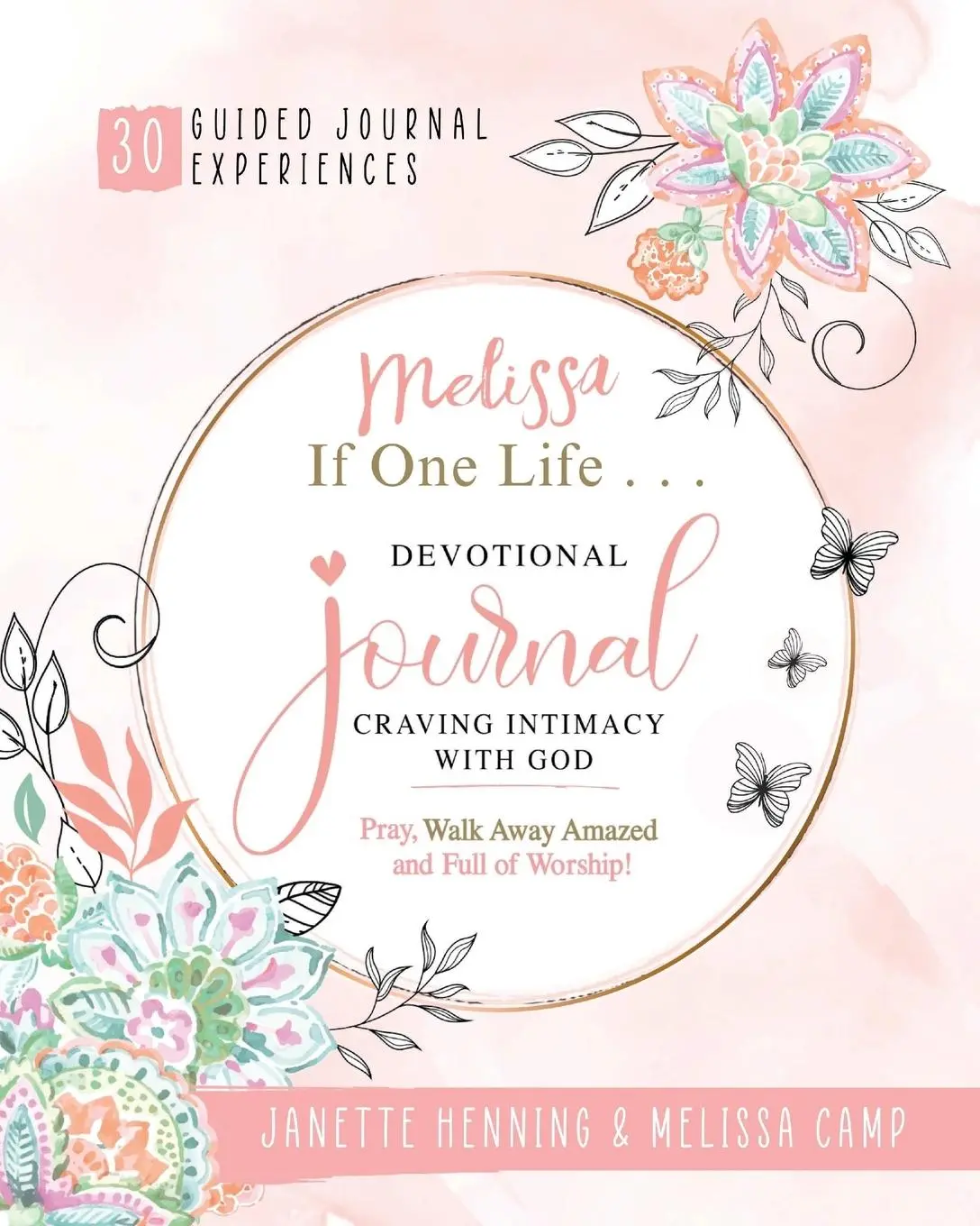 Cover: 9798991083416 | Melissa If One Life ... Devotional Journal - Craving Intimacy with God