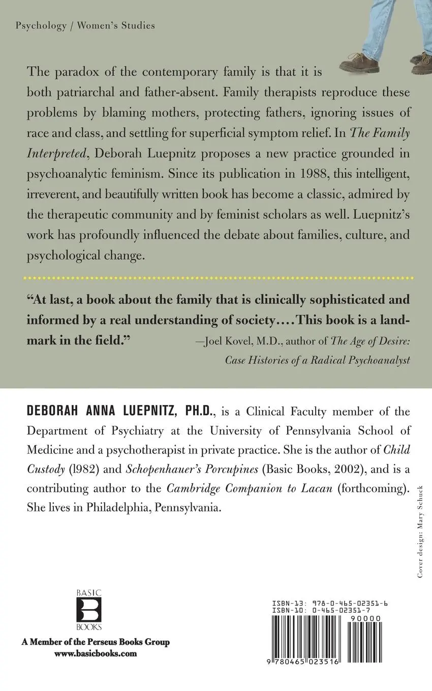 Rückseite: 9780465023516 | The Family Interpreted | Psychoanalysis, Feminism, and Family Therapy