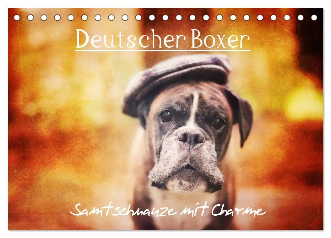 Cover: 9783516063516 | Deutscher Boxer (Tischkalender 2026 DIN A5 quer), CALVENDO...