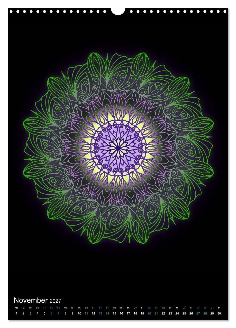 Bild: 9783569603516 | Mandala-Kalender 2027 (Wandkalender 2027 DIN A3 hoch), CALVENDO...