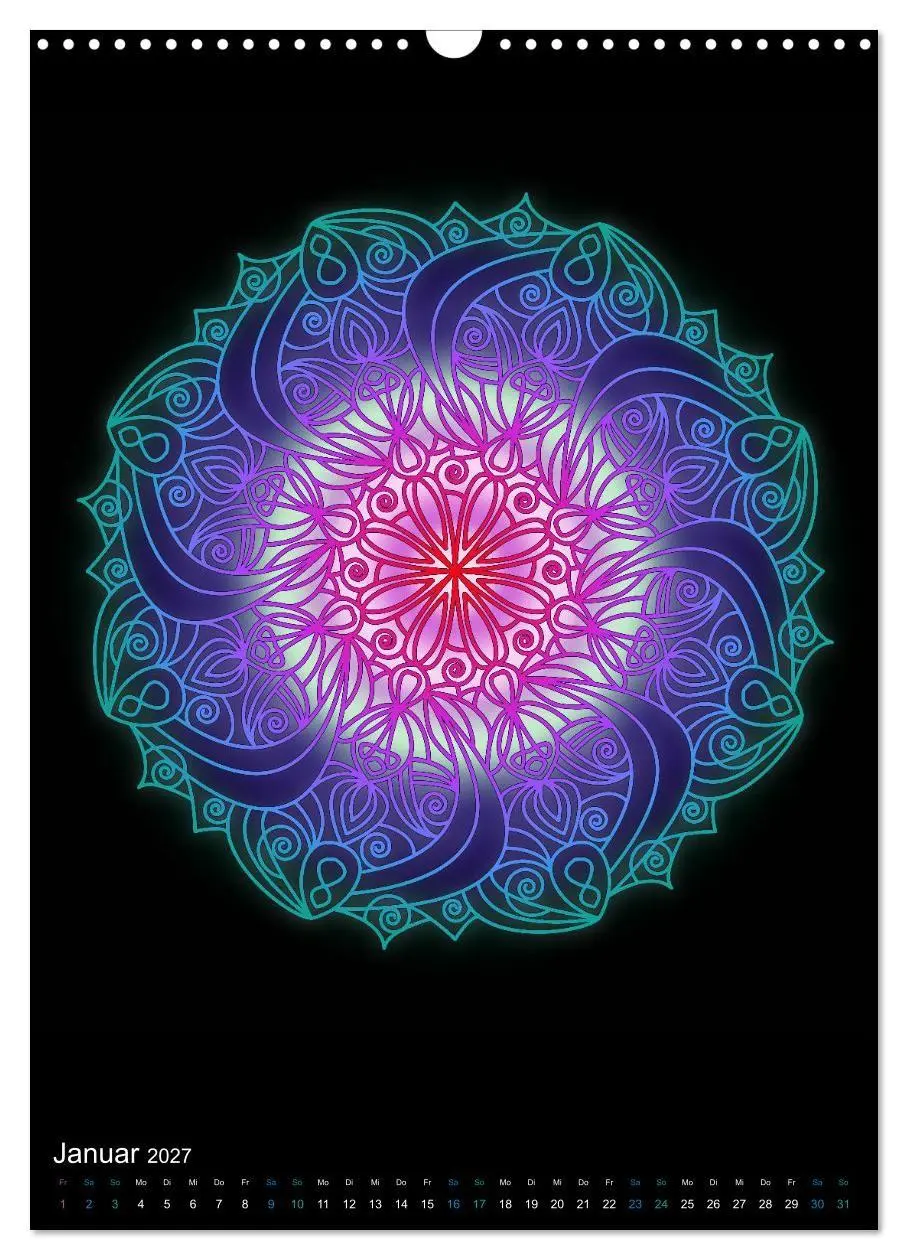 Bild: 9783569603516 | Mandala-Kalender 2027 (Wandkalender 2027 DIN A3 hoch), CALVENDO...