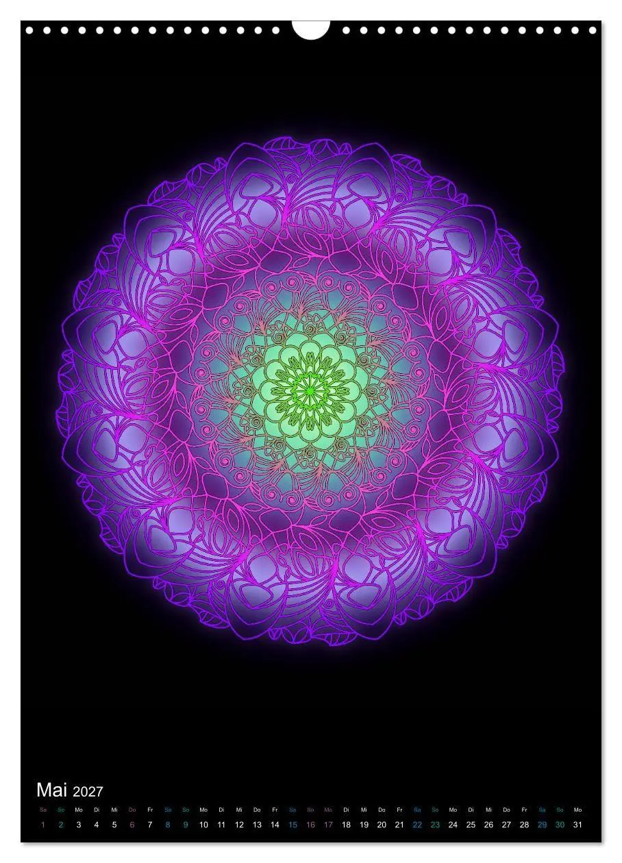 Bild: 9783569603516 | Mandala-Kalender 2027 (Wandkalender 2027 DIN A3 hoch), CALVENDO...
