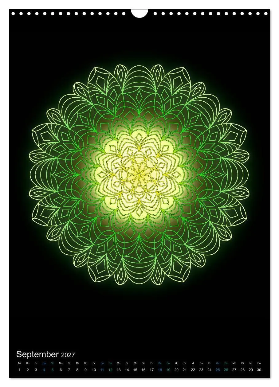 Bild: 9783569603516 | Mandala-Kalender 2027 (Wandkalender 2027 DIN A3 hoch), CALVENDO...