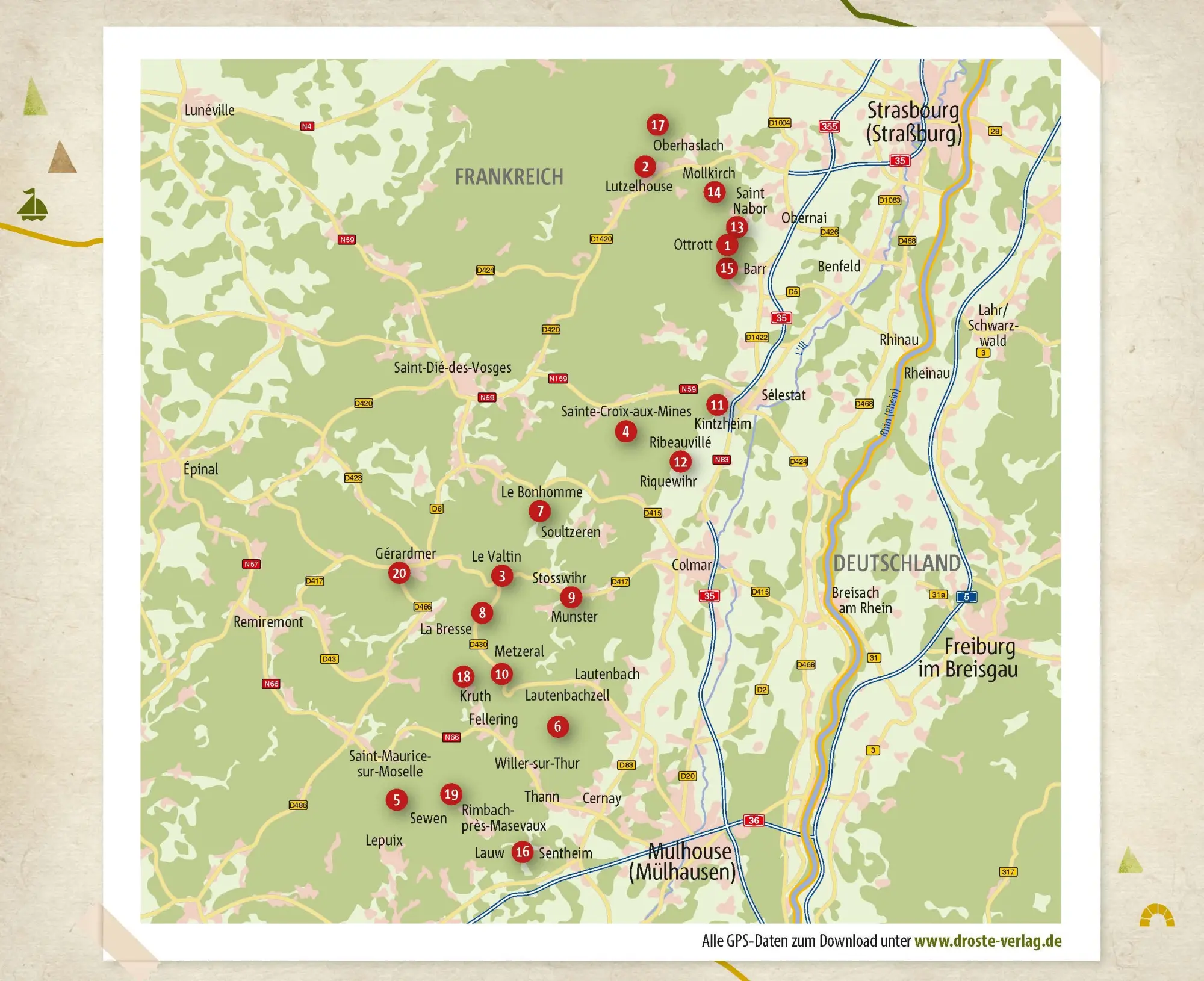 Bild: 9783770023516 | Vogesen. Wandern für die Seele | Wohlfühlwege | Stephan Petersen