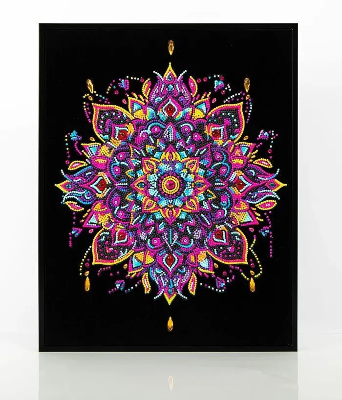 Cover: 4895225943616 | DIAMOND DOTZ - Diamond Painting Neon Mandala | Kit (Bastelset) | 2025