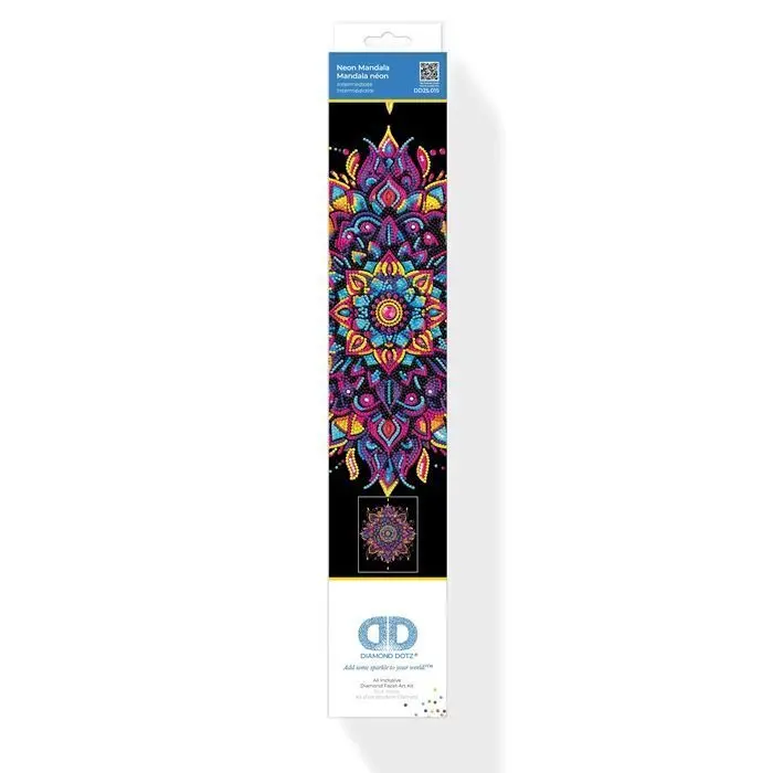 Bild: 4895225943616 | DIAMOND DOTZ - Diamond Painting Neon Mandala | Kit (Bastelset) | 2025