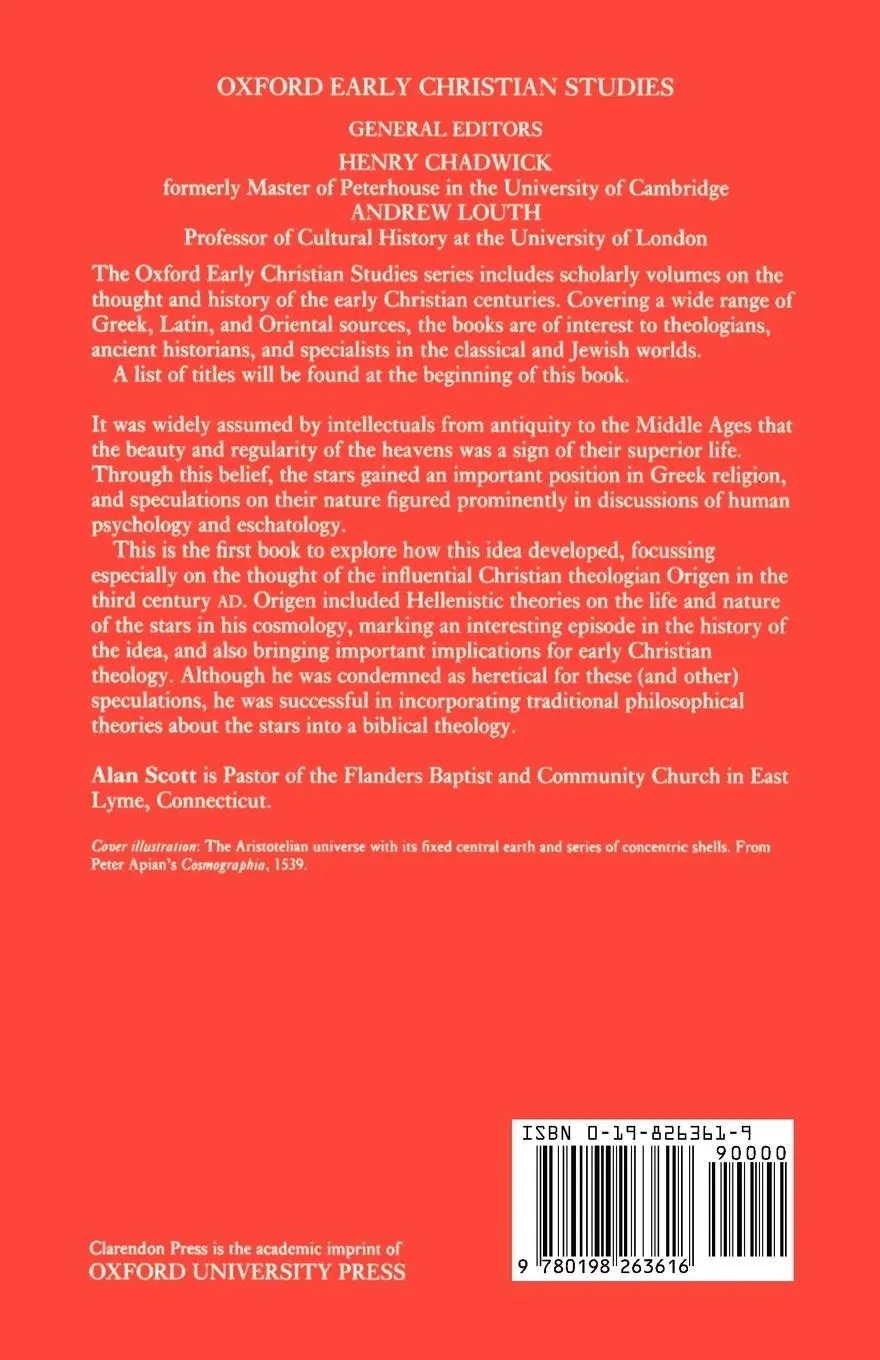 Rückseite: 9780198263616 | Origen and the Life of the Stars | A History of an Idea | Alan Scott