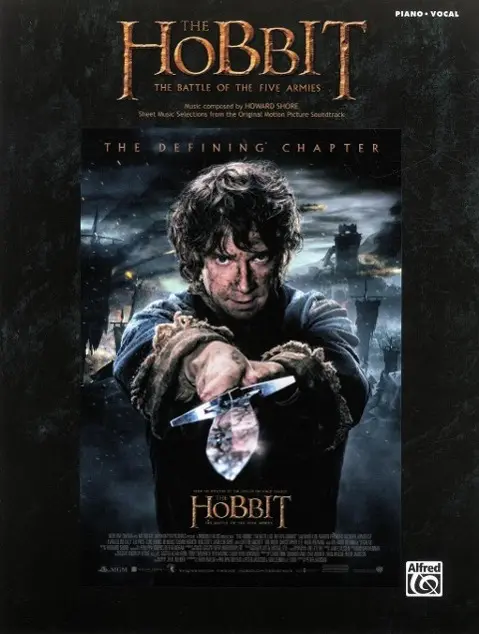 Cover: 9781470623616 | The Hobbit -- The Battle of the Five Armies: Sheet Music Selections...