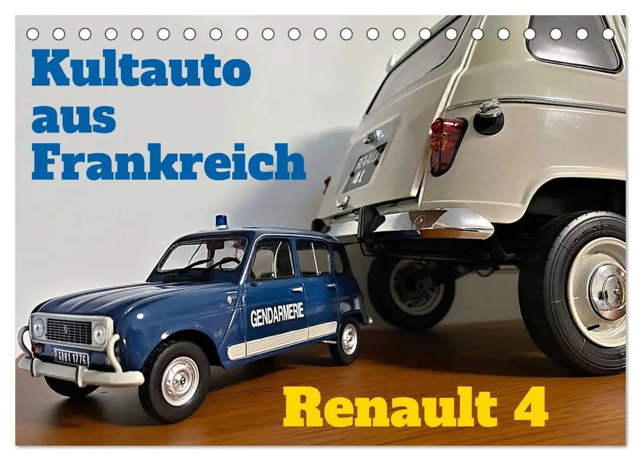 Cover: 9783516673616 | Kultauto aus Frankreich - Renault 4 (Tischkalender 2026 DIN A5...