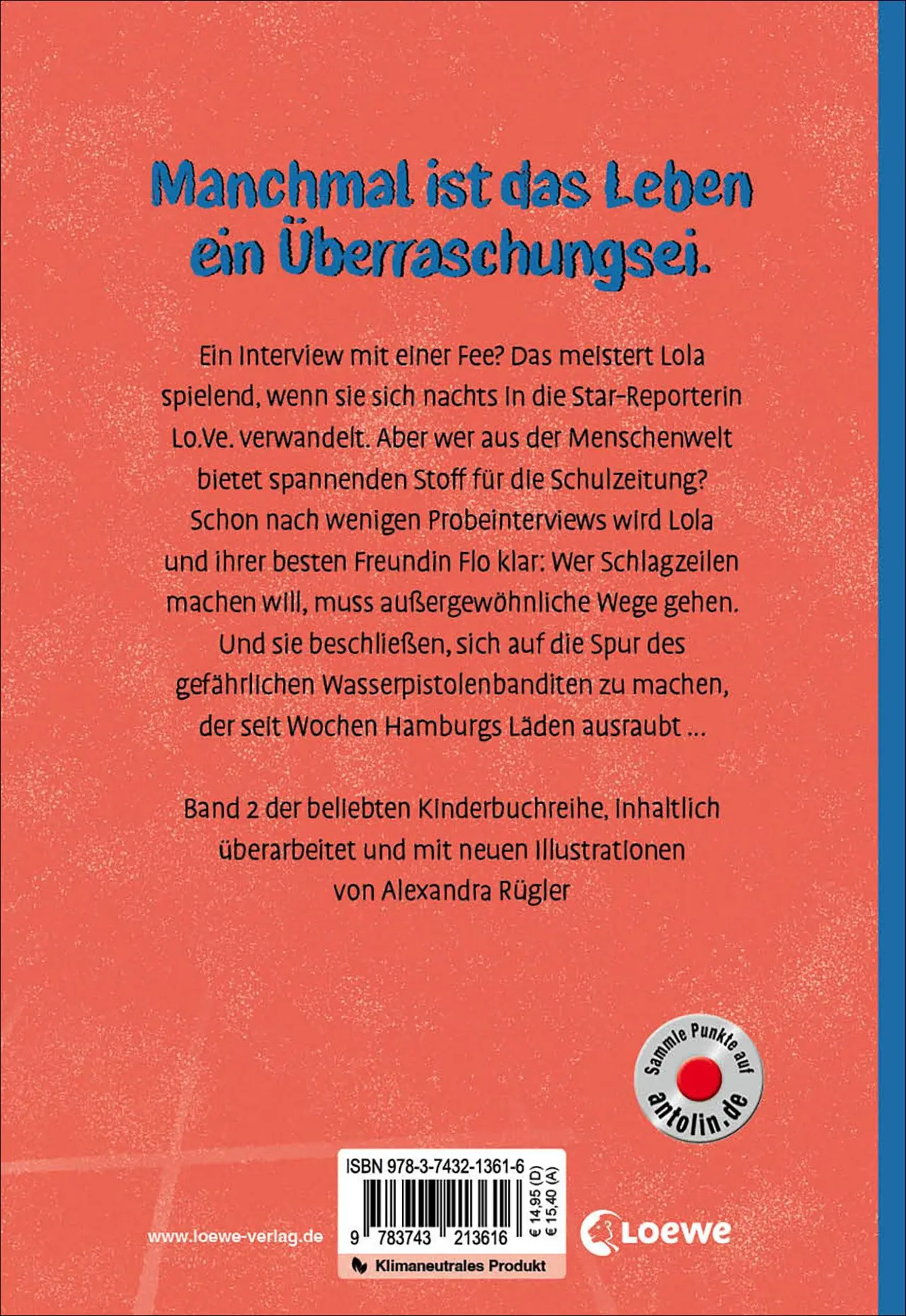 Rückseite: 9783743213616 | Lola macht Schlagzeilen (Band 2) | Isabel Abedi | Buch | 176 S. | 2023