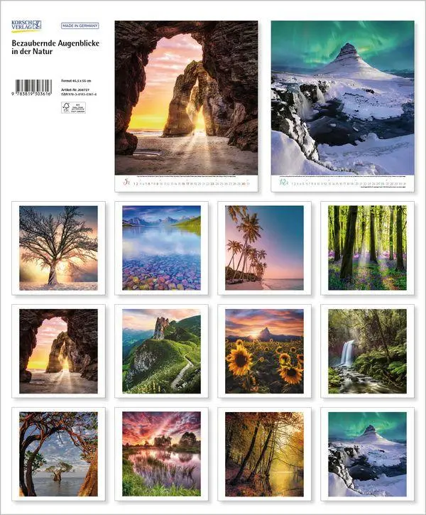 Bild: 9783819303616 | Bezaubernde Augenblicke in der Natur 2027 | Verlag Korsch | Kalender