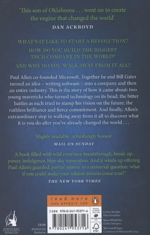 Rückseite: 9780241953716 | Idea Man | Paul Allen | Taschenbuch | 256 S. | Englisch | 2012