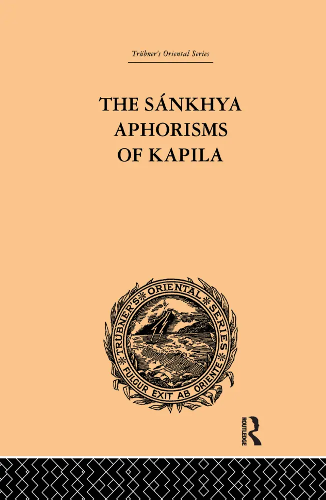 Cover: 9781138993716 | The Sankhya Aphorisms of Kapila | James R. Ballantyne | Taschenbuch