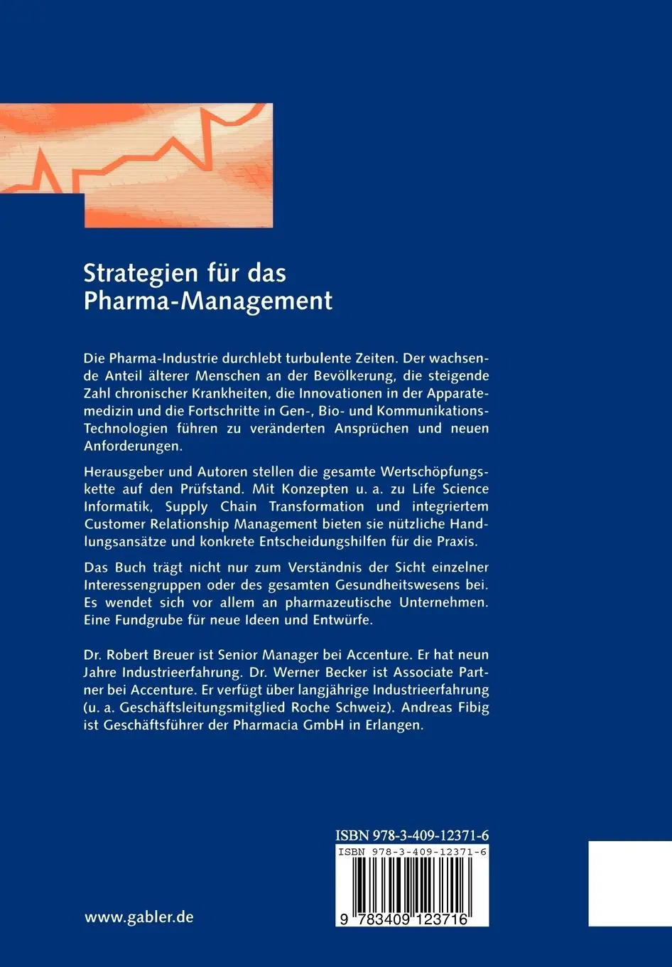 Rückseite: 9783409123716 | Strategien für das Pharma-Management | Robert Breuer (u. a.) | Buch
