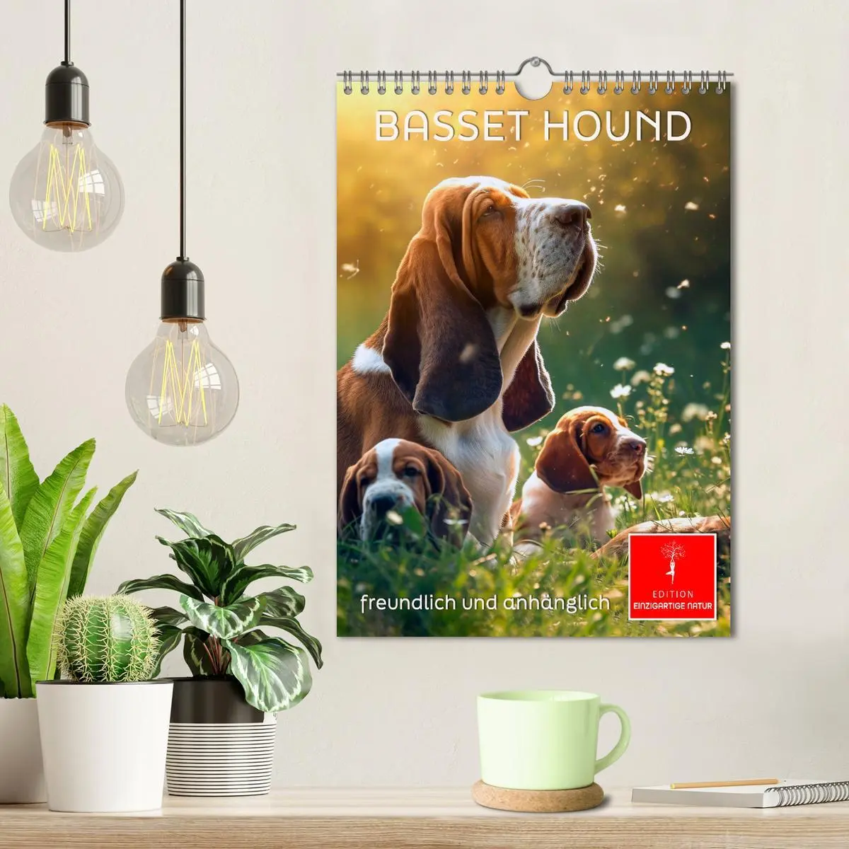 Bild: 9783516283716 | Basset Hound - freundlich und anhänglich (Wandkalender 2026 DIN A4...