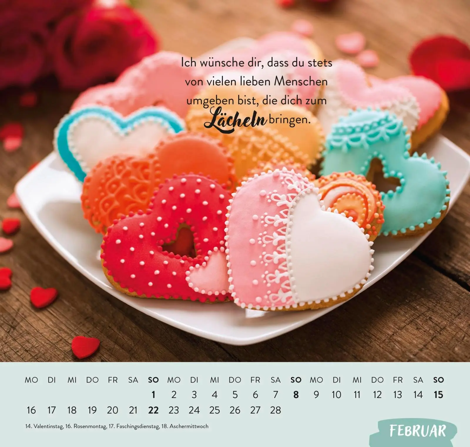 Bild: 4036442013816 | Wandkalender 2026: Was ich dir von Herzen wünsche | Groh Verlag | 2026