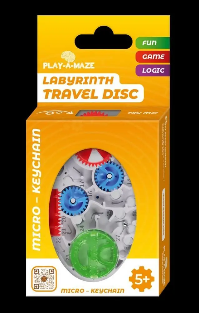 Cover: 7640250153816 | PLAY-A-MAZE - Labyrinth Travel Disc Micro (d,e,f) | Spiel | In Karton