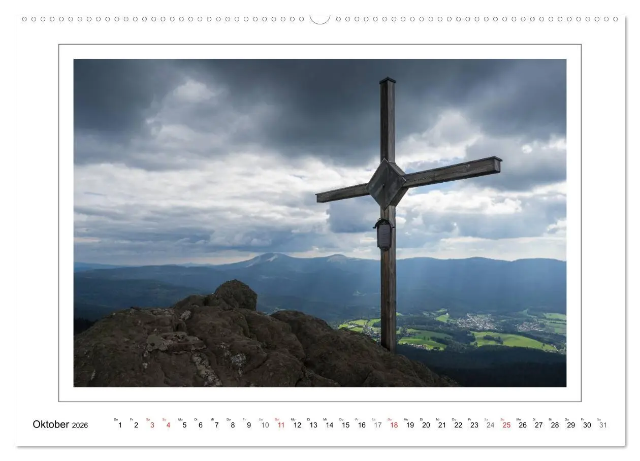 Bild: 9783457943816 | Unterwegs im Bayerischen Wald (Wandkalender 2026 DIN A2 quer),...