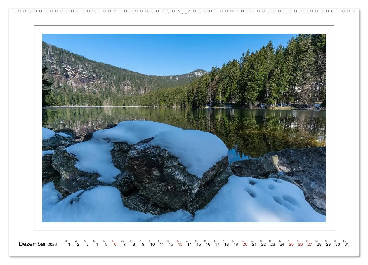 Bild: 9783457943816 | Unterwegs im Bayerischen Wald (Wandkalender 2026 DIN A2 quer),...