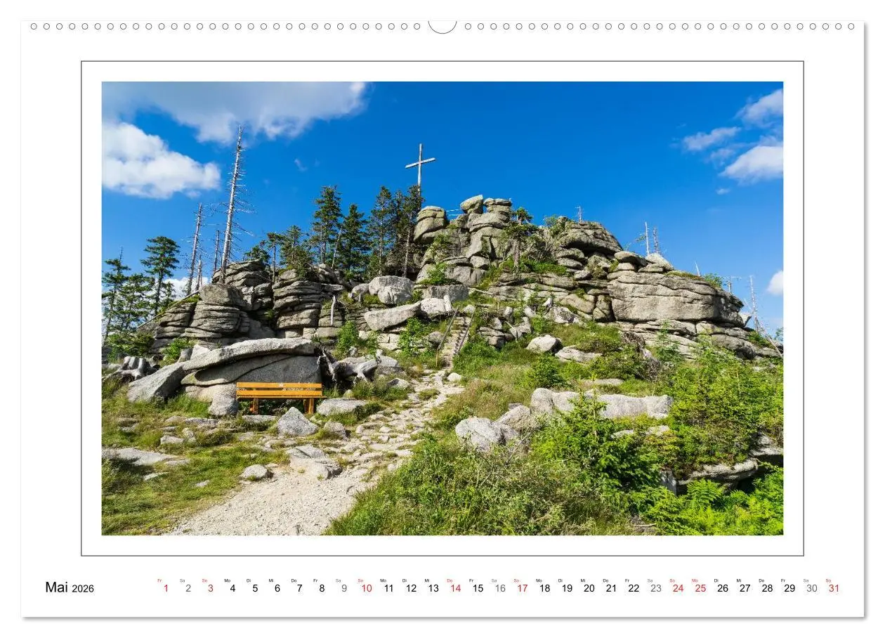 Bild: 9783457943816 | Unterwegs im Bayerischen Wald (Wandkalender 2026 DIN A2 quer),...