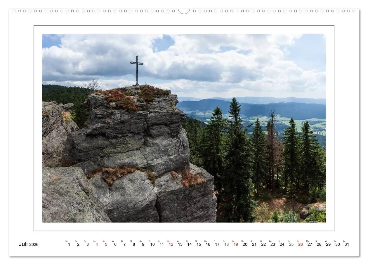 Bild: 9783457943816 | Unterwegs im Bayerischen Wald (Wandkalender 2026 DIN A2 quer),...