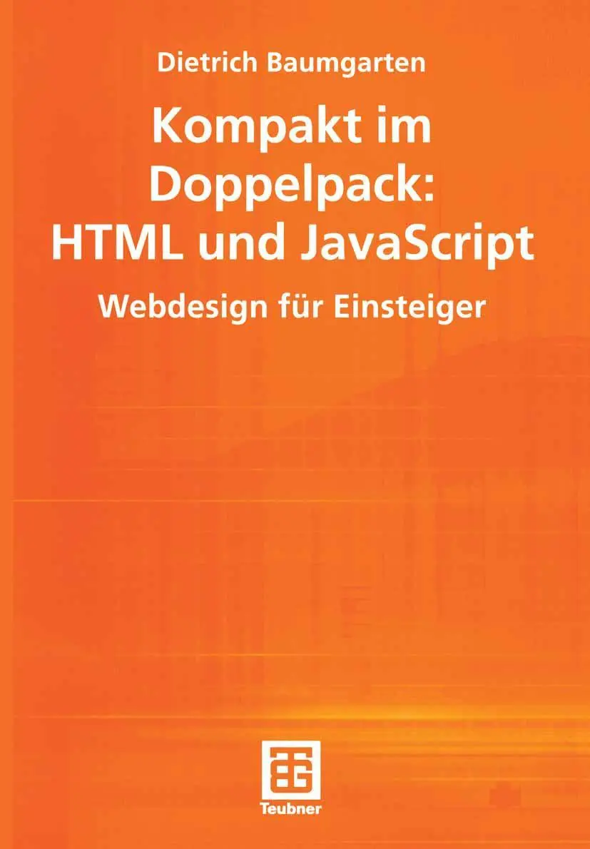 Cover: 9783519003816 | Kompakt im Doppelpack: HTML und JavaScript | Webdesign für Einsteiger