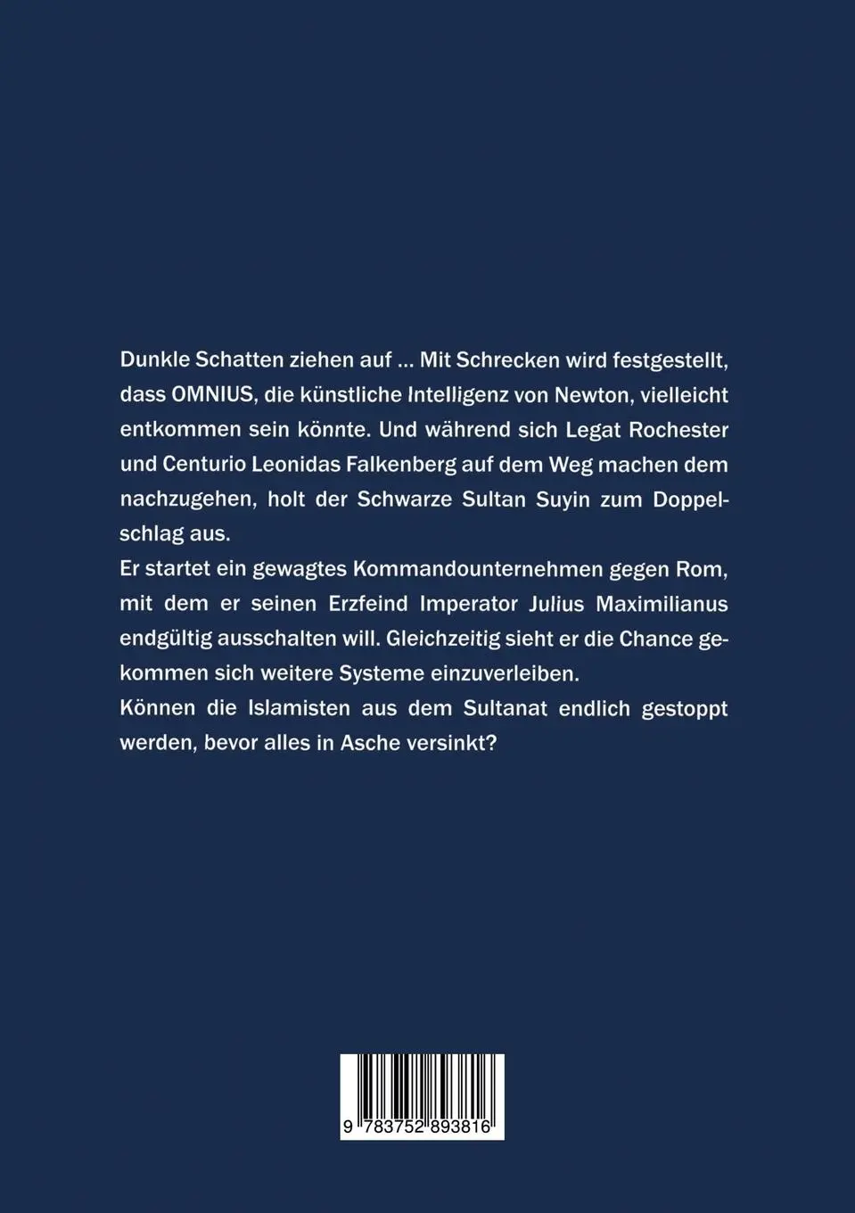 Rückseite: 9783752893816 | SPQR - Der Falke von Rom | Teil 5: Dunkle Schatten | Rauschenberger