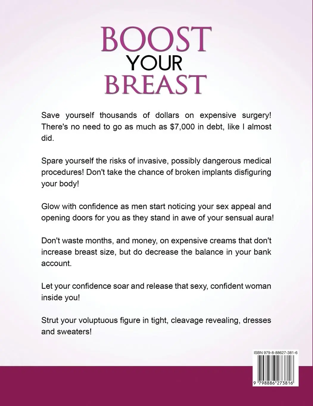 Rückseite: 9798886273816 | Boost Your Breast | Yi Deng | Taschenbuch | Kartoniert / Broschiert