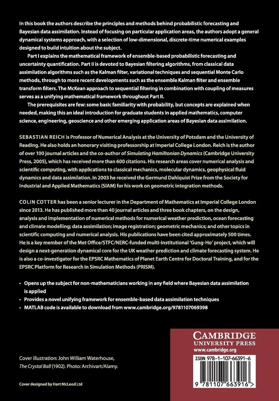 Rückseite: 9781107663916 | Probabilistic Forecasting and Bayesian Data Assimilation | Taschenbuch