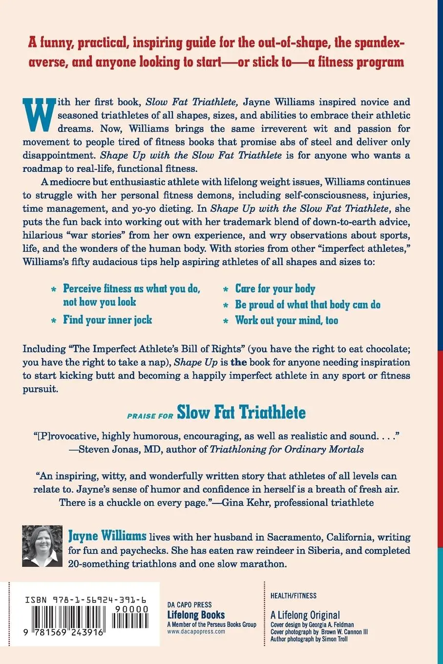 Rückseite: 9781569243916 | Shape Up with the Slow Fat Triathlete | Jayne Williams | Taschenbuch
