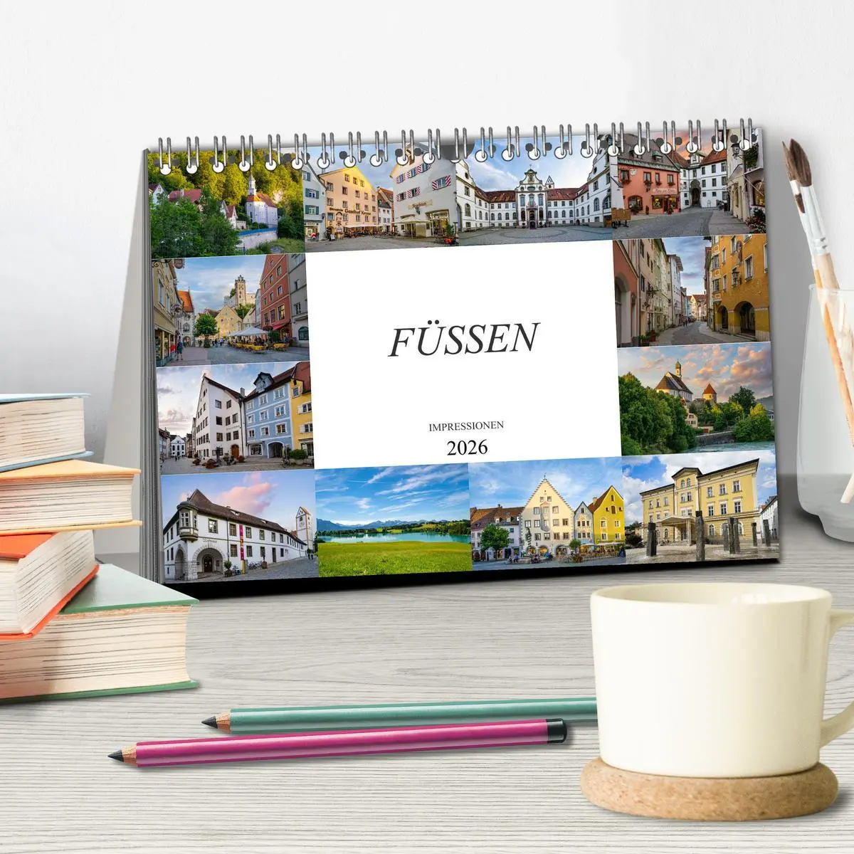 Bild: 9783457623916 | Füssen Impressionen (Tischkalender 2026 DIN A5 quer), CALVENDO...