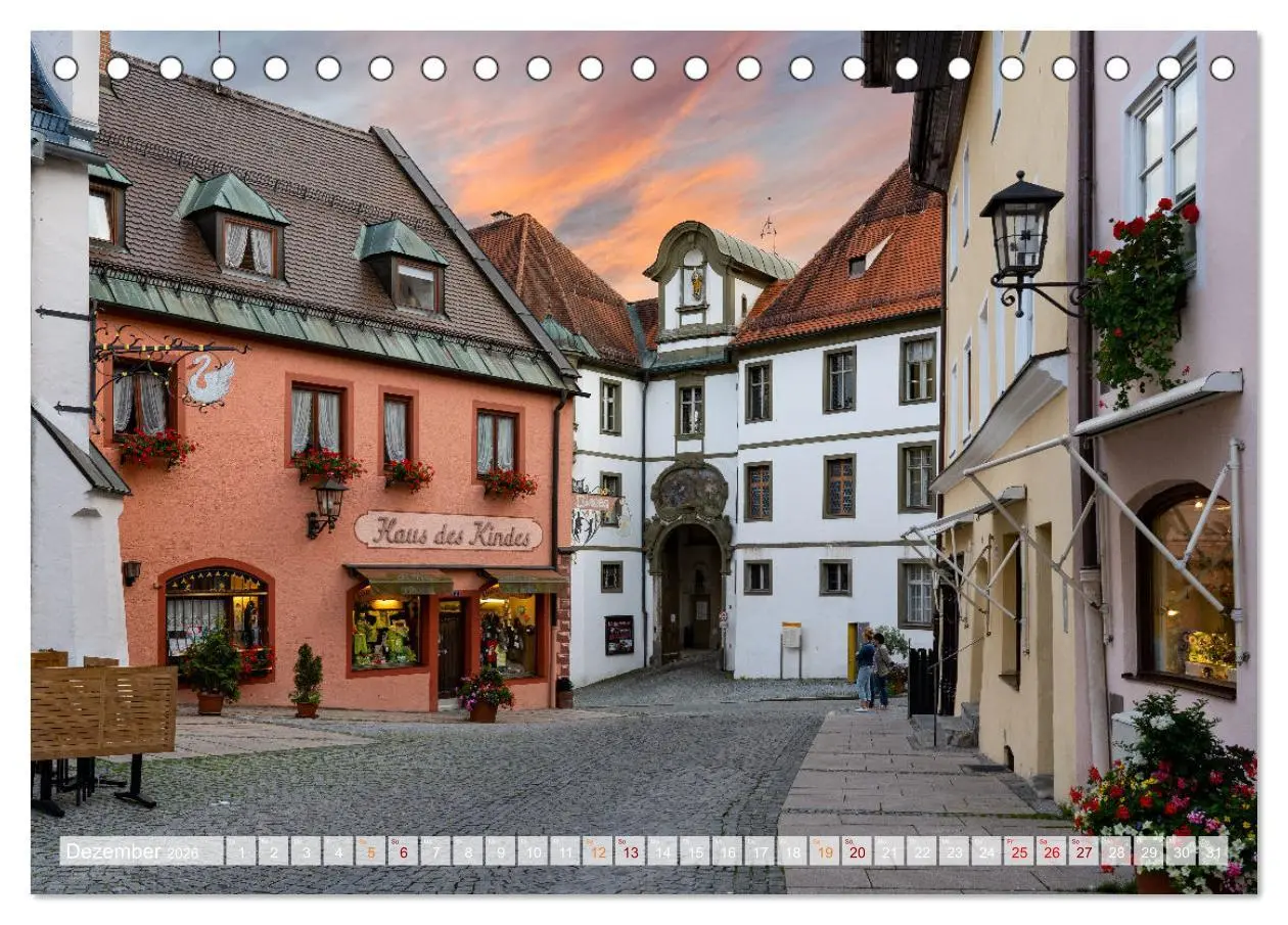 Bild: 9783457623916 | Füssen Impressionen (Tischkalender 2026 DIN A5 quer), CALVENDO...