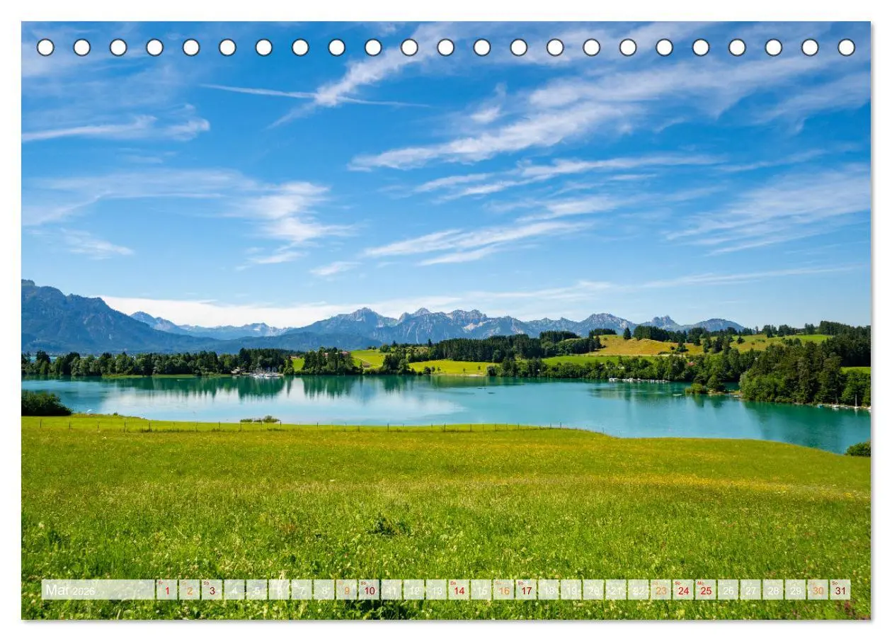 Bild: 9783457623916 | Füssen Impressionen (Tischkalender 2026 DIN A5 quer), CALVENDO...