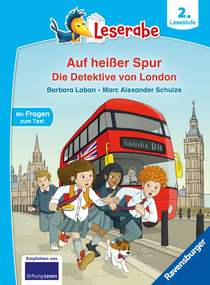 Cover: 9783473463916 | Leserabe 2. Lesestufe - Auf heißer Spur - Die Detektive von London
