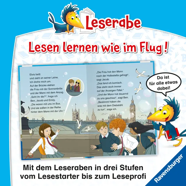 Bild: 9783473463916 | Leserabe 2. Lesestufe - Auf heißer Spur - Die Detektive von London